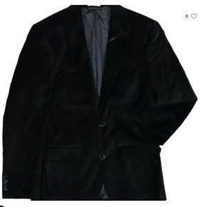Bar III Velvet Slim Fit Solid Color Men's Sport Coat Blazer
